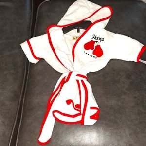NWT Vintage/Unquie Atlantic City NJ "Champ Cesars" Boxing Robe size XS